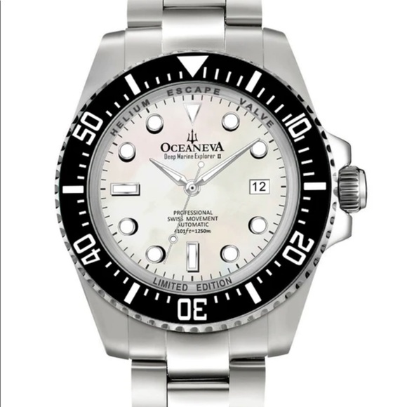 Oceaneva Deep Marine Explorer II Dive Watch Auto - Picture 2 of 6